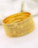 REGAL ELEGANCE GOLD PLATED BANGLES