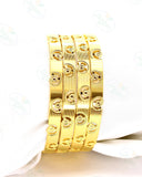 IMPRESSIVE GOLD PLATED BANGLES