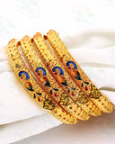 ETHNIC PEACOCK DESIGNER BANGLES