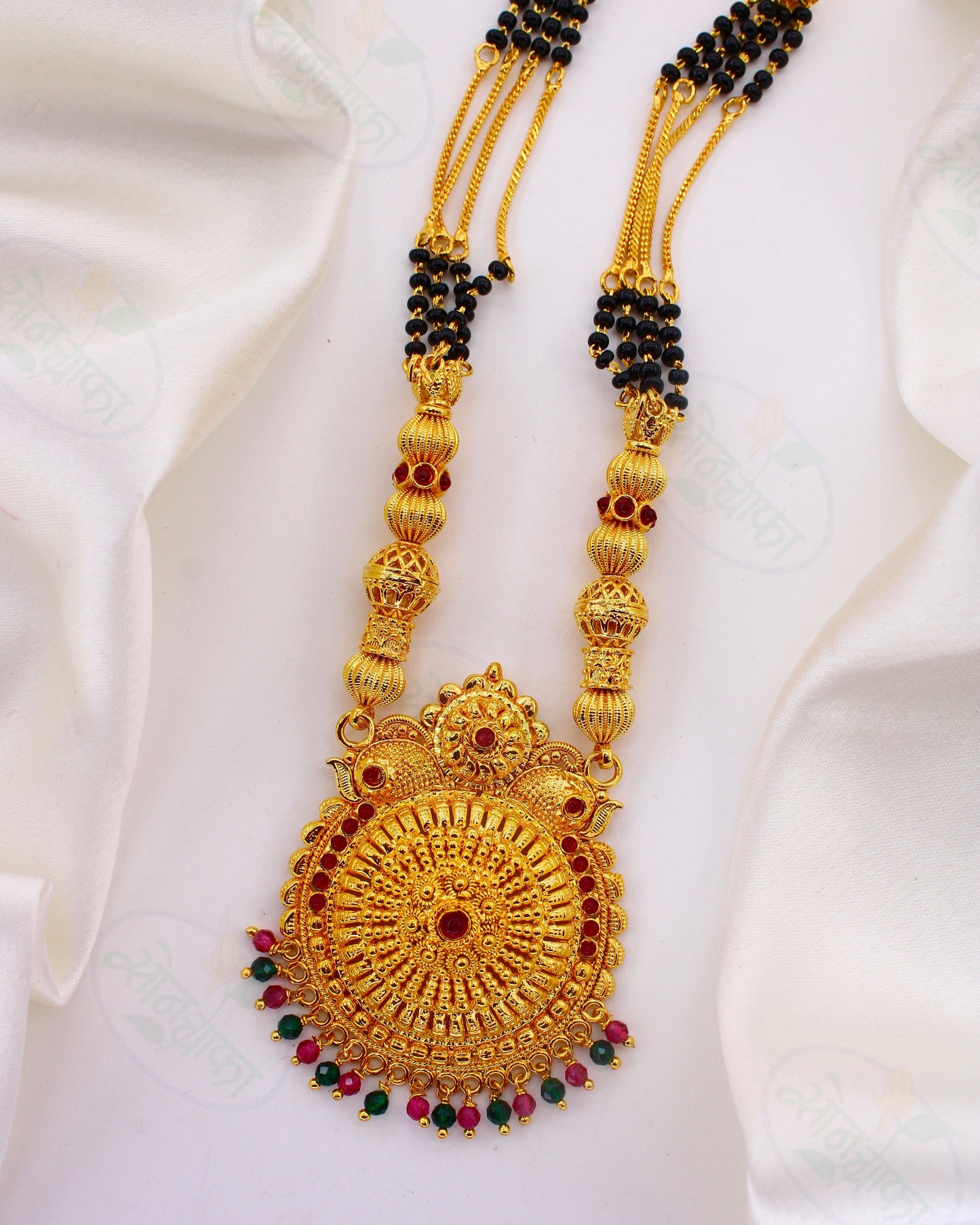 GLEAMING GLOSSY MATTE MANGALSUTRA