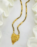 FLORAL GLAM GOLD PLATED MANGALSUTRA
