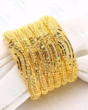 BEAUTIFUL FANCY GOLD PLATED BANGLES