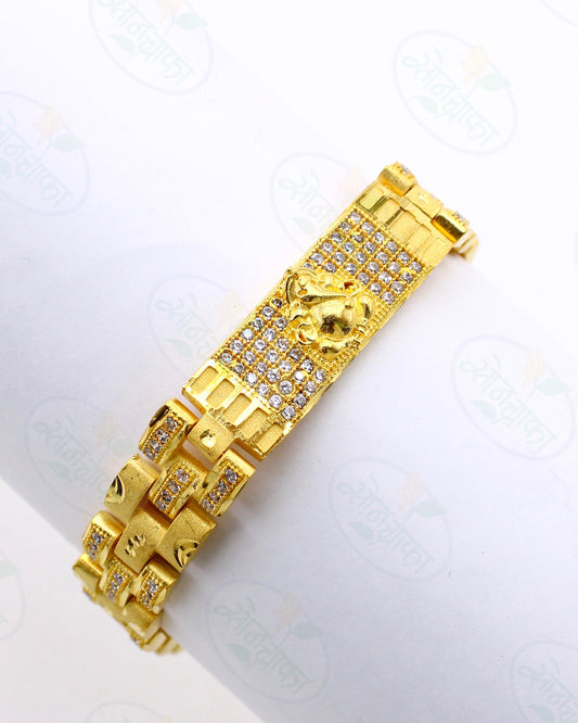 GANESHA GOLD PLATED BRACELATE