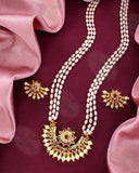 MAJESTIC CRESCENT PEARL NECKLACE