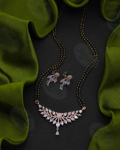 ELEGANT SPARKLING DIAMOND MANGALSUTRA