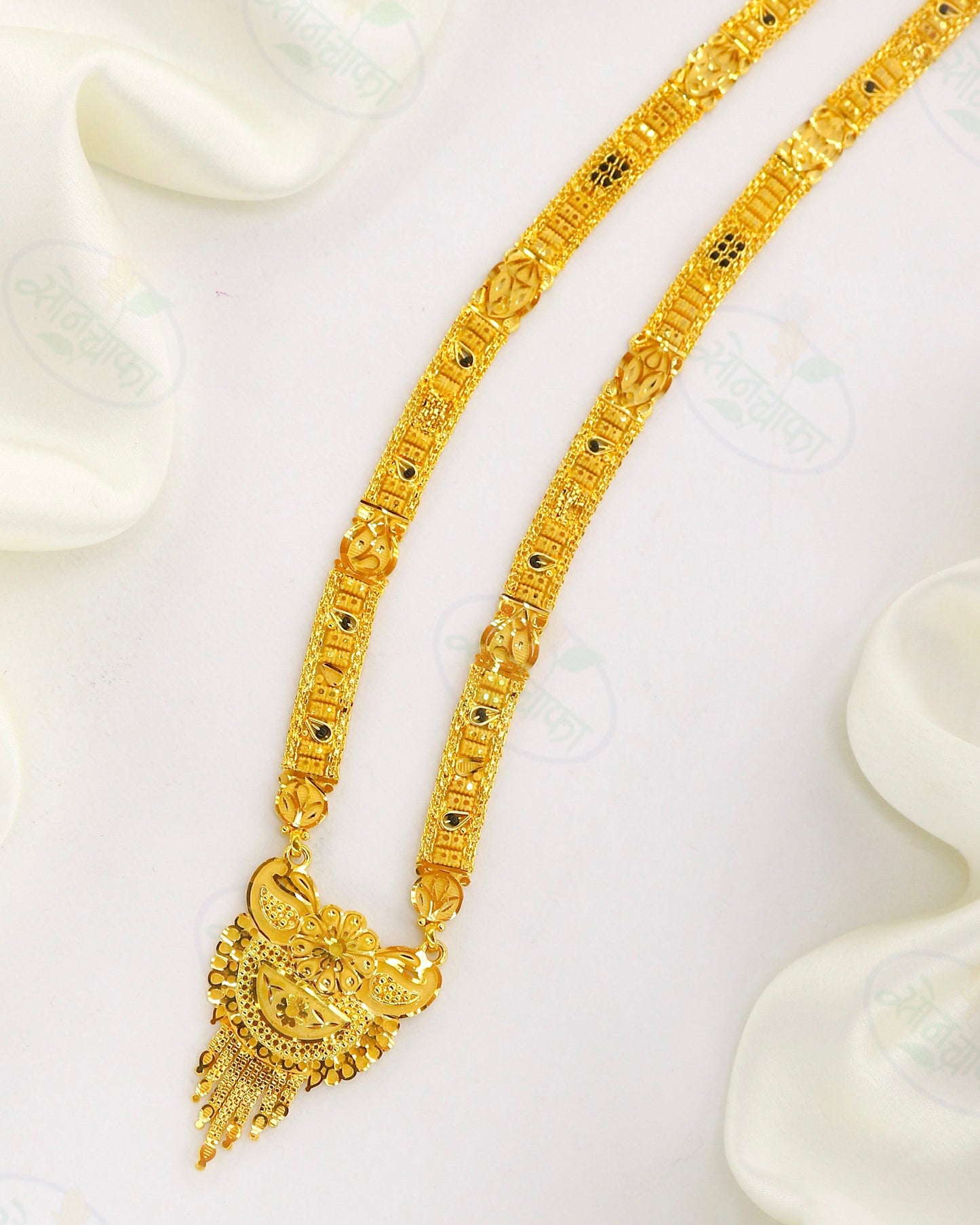 GLAMOROUS FLORET GOLD PLATED MANGALSUTRA