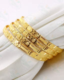 RADIANT GLAM GOLD PLATED BANGLES