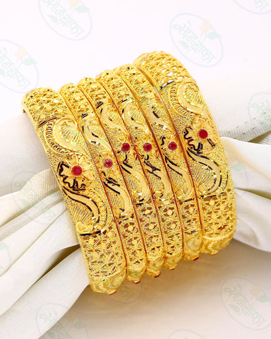 REGAL DESIGNER GOLD BANGLES