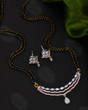 GLEAMING GLOSSY DIAMOND MANGALSUTRA