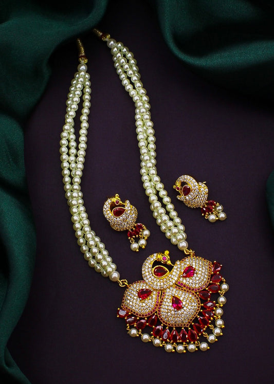 FANCY PEACOCK NECKLACE