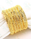 BEAUTIFUL FANCY GOLD PLATED BANGLES