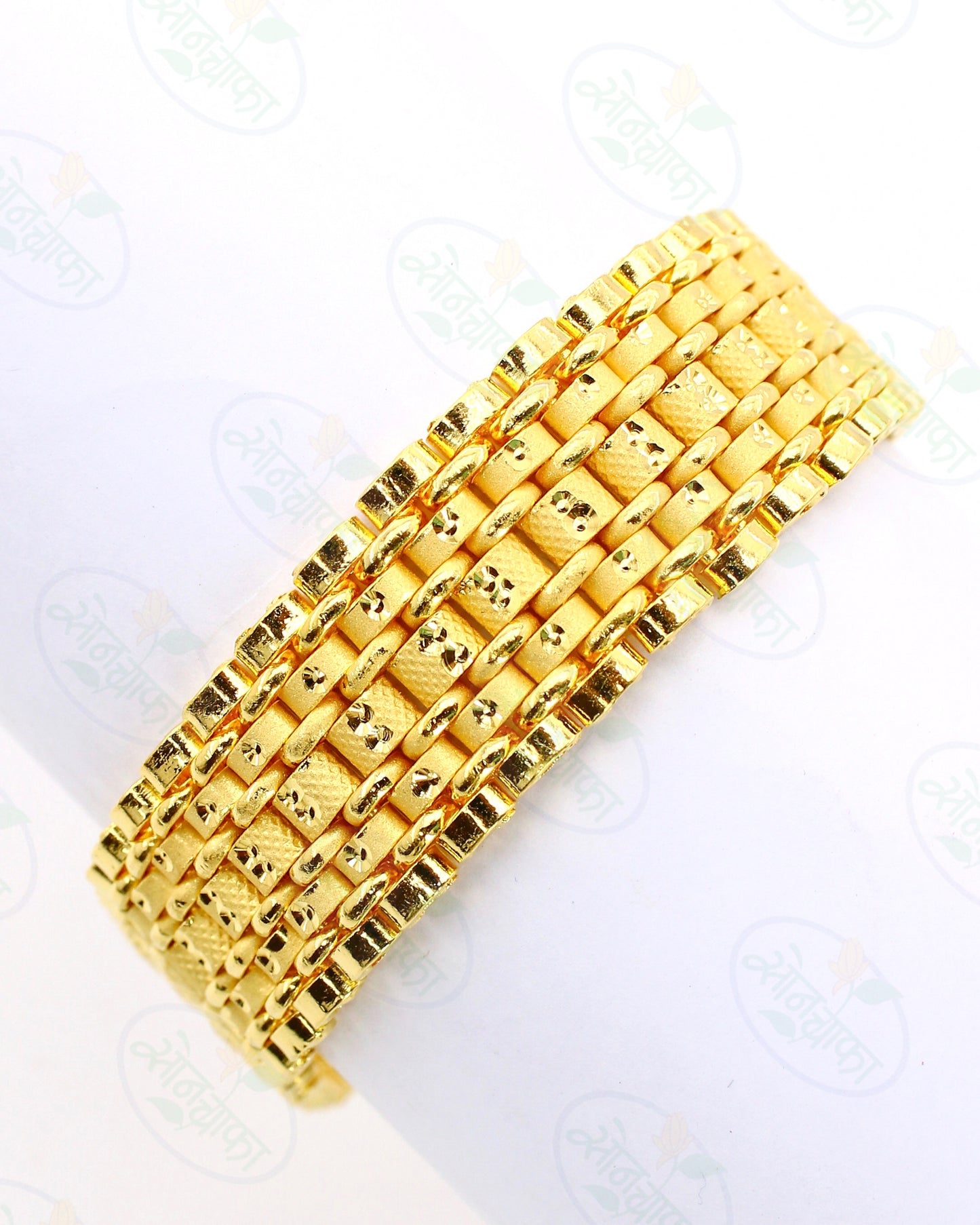 RADIANT MEN'S GOLD PLATED BRACELET