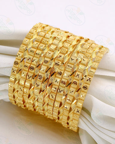 REGAL TOUCH GOLD PLATED BANGLES