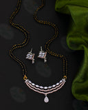 GLEAMING GLOSSY DIAMOND MANGALSUTRA