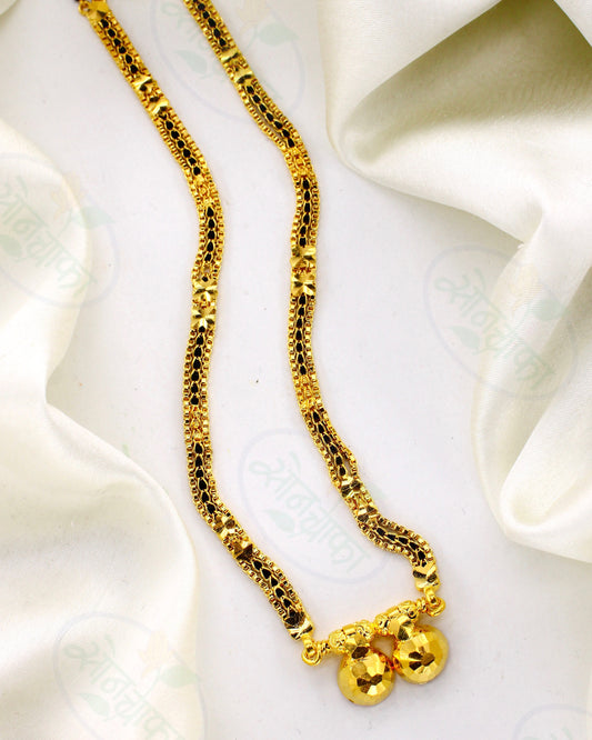 LATEST GOLD PLATED MANGALSUTRA