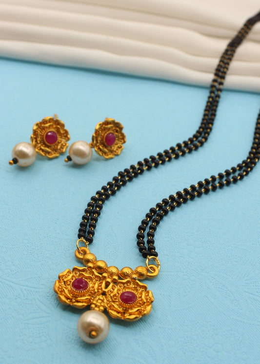 GRACEFUL FLORAL MANGALSUTRA