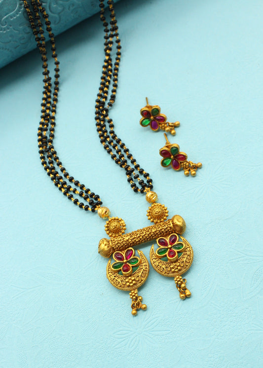 FLOWERET WATI PENDANT MANGALSUTRA