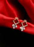 DIA SQUARE SHAPE EARRINGS