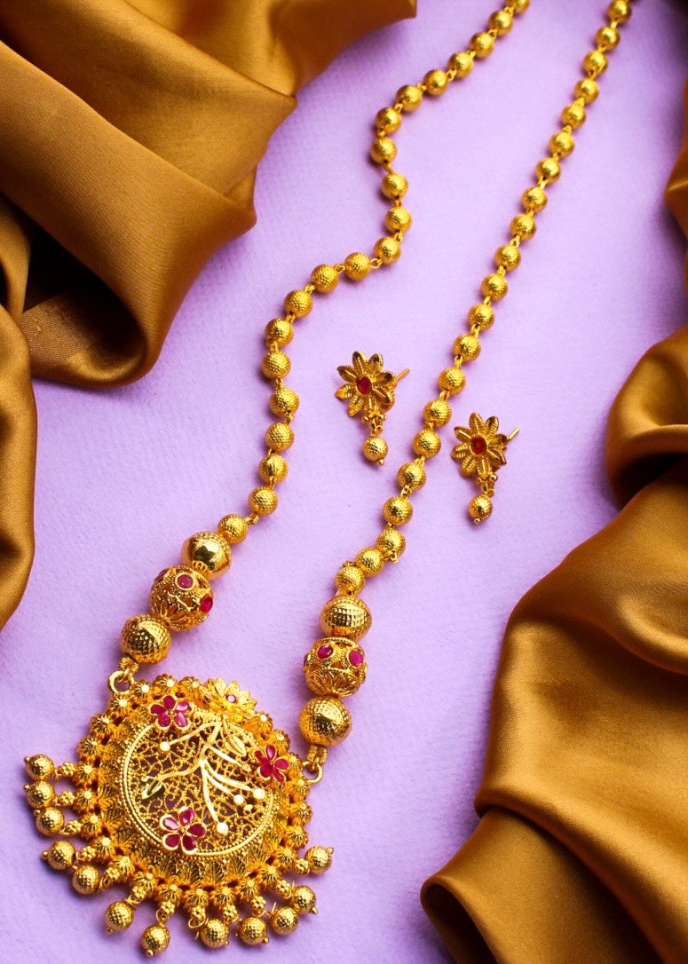 DESIGNER FLORET NECKLACE