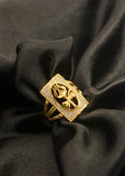 TRISHUL DESIGNER GOLDEN RING