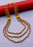 THREE LAYERS GOLDEN BEADS NECKLACE