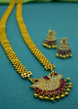 GLEAMING PEACOCK NECKLACE