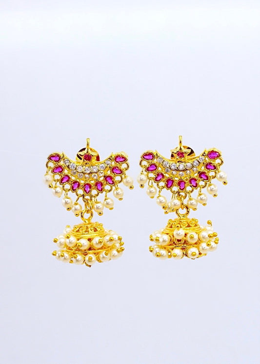 DELICATE  JHUMKI EARRINGS