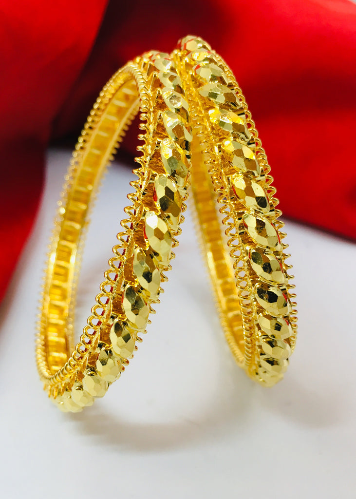 GAHU TODE | TAAS GEHU TODA 1 GRAM GOLD BANGLES - SONCHAFA – Sonchafa
