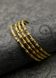 BRIGHT GOLD PLATED BANGLES