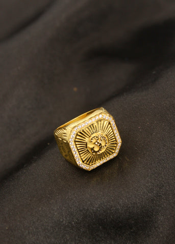 1 GRAM GOLD FORMING JAGUAR RING FOR MEN DESIGN A-538 – Radhe Imitation