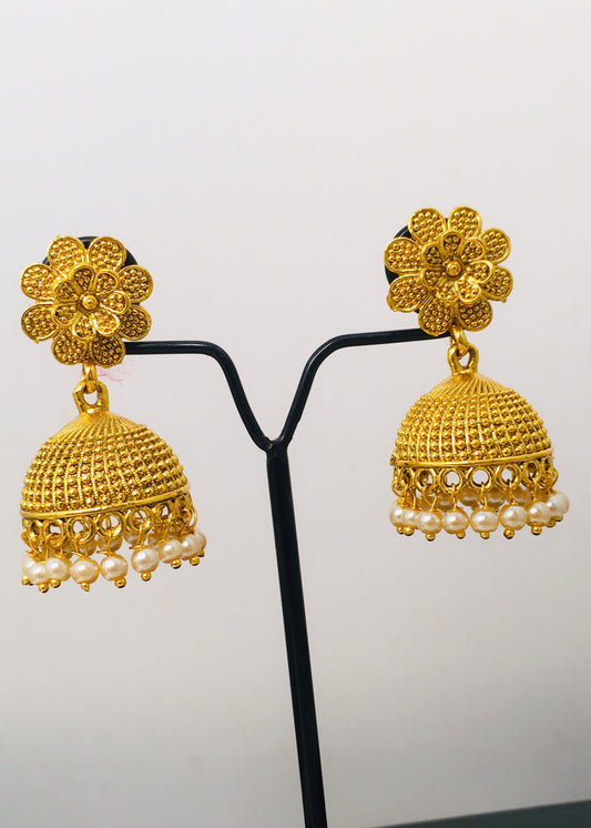 FLORAL DESIGNER JHUMKI