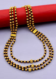 THREE LAYERS GOLDEN BEADS NECKLACE