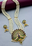 IMPRESSIVE PEACOCK DESIGNER NECKLACE