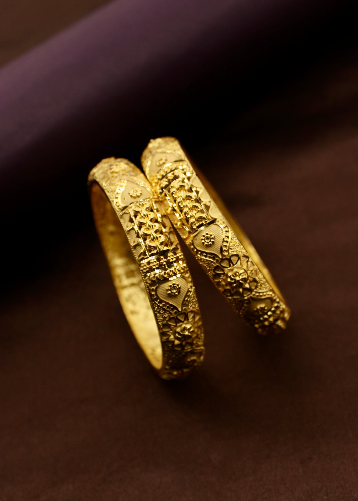 ENTHRALL GOLD PLATED BANGLES