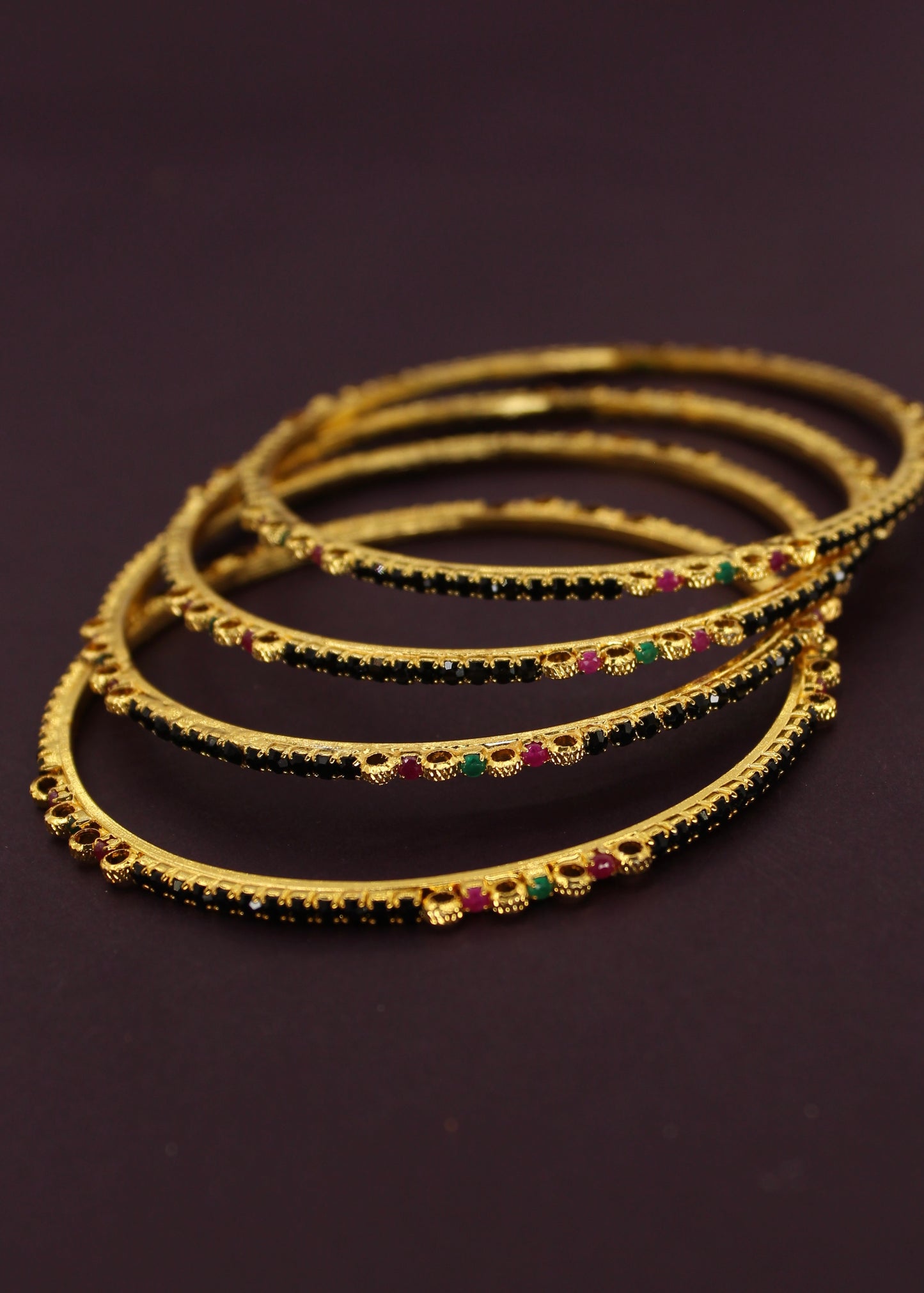 STUDDED DIA BANGLES
