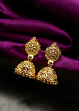 CLASSY FLORET GOLD PLATED EARRINGS