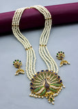 IMPRESSIVE PEACOCK DESIGNER NECKLACE