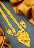 GLAMOROUS GOLD PLATED NECKLACE