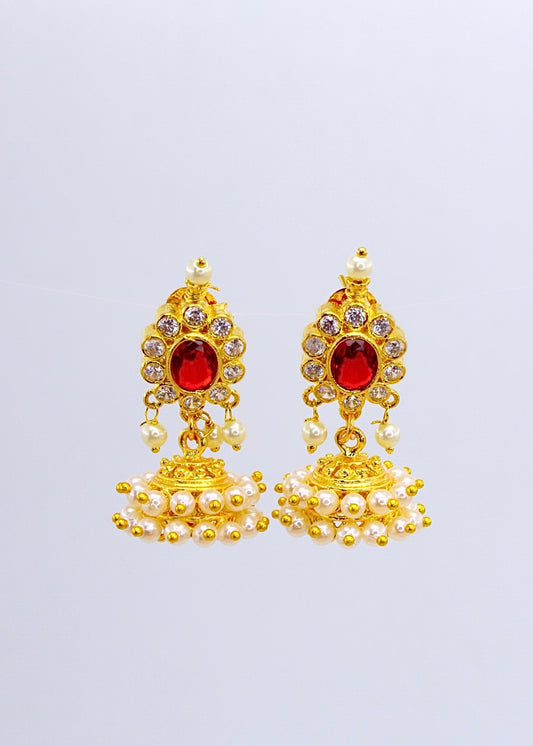 PREETY MOTI JHUMKI EARRINGS