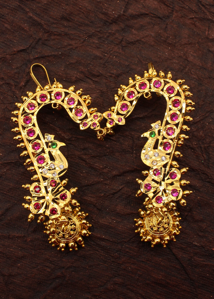 Flipkart.com - Buy SOHI Gold Plated Designer Stone Party Ear Cuffs For  Women Alloy Cuff Earring Online at Best Prices in India