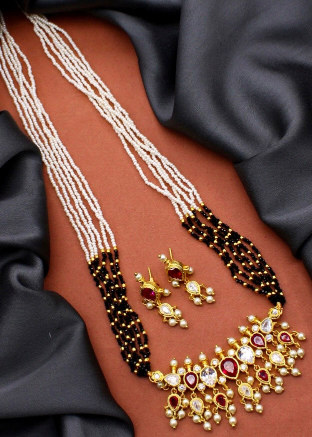 MULTI COLOUR TANMANI NECKLACE