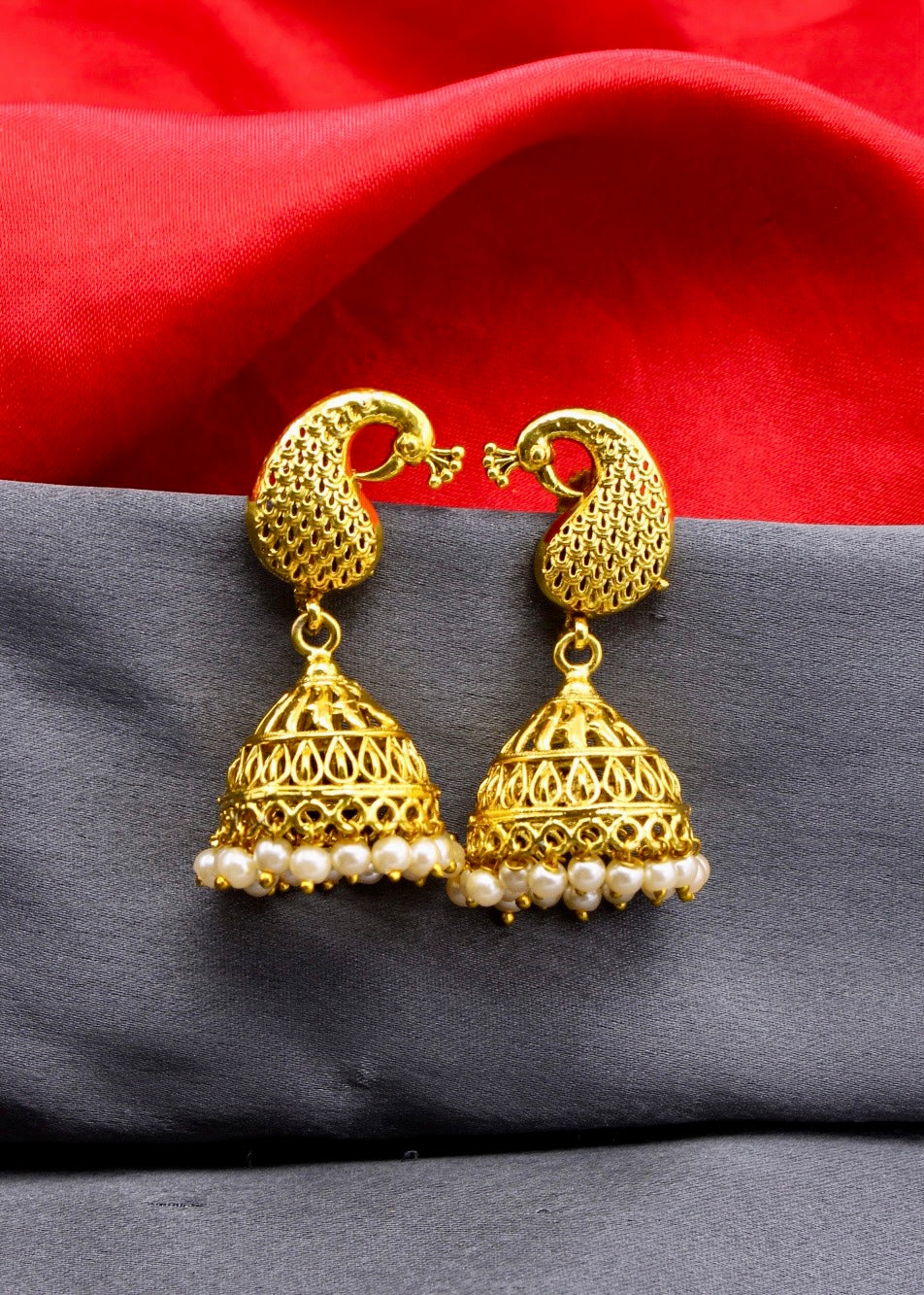 DESIGNER PEACOCK JHUMKI