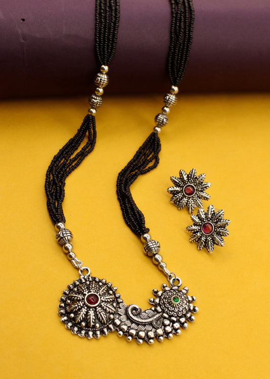 ECLECTIC OXIDISED MANGALSUTRA