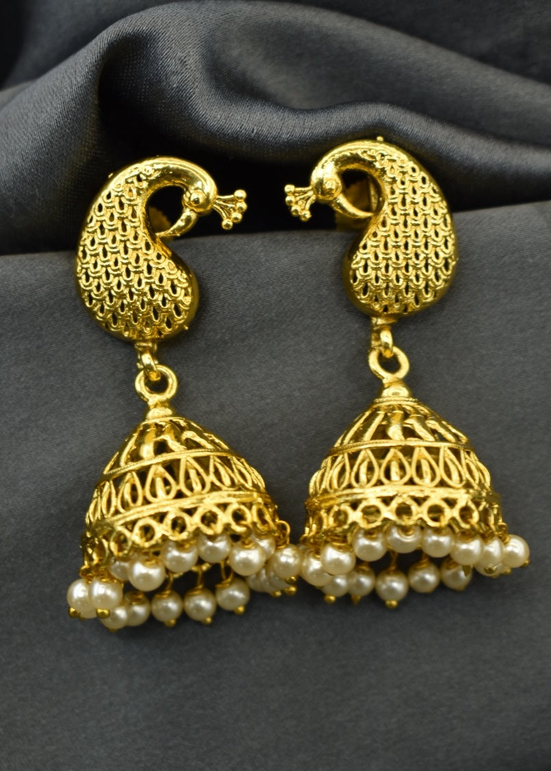 DESIGNER PEACOCK JHUMKI