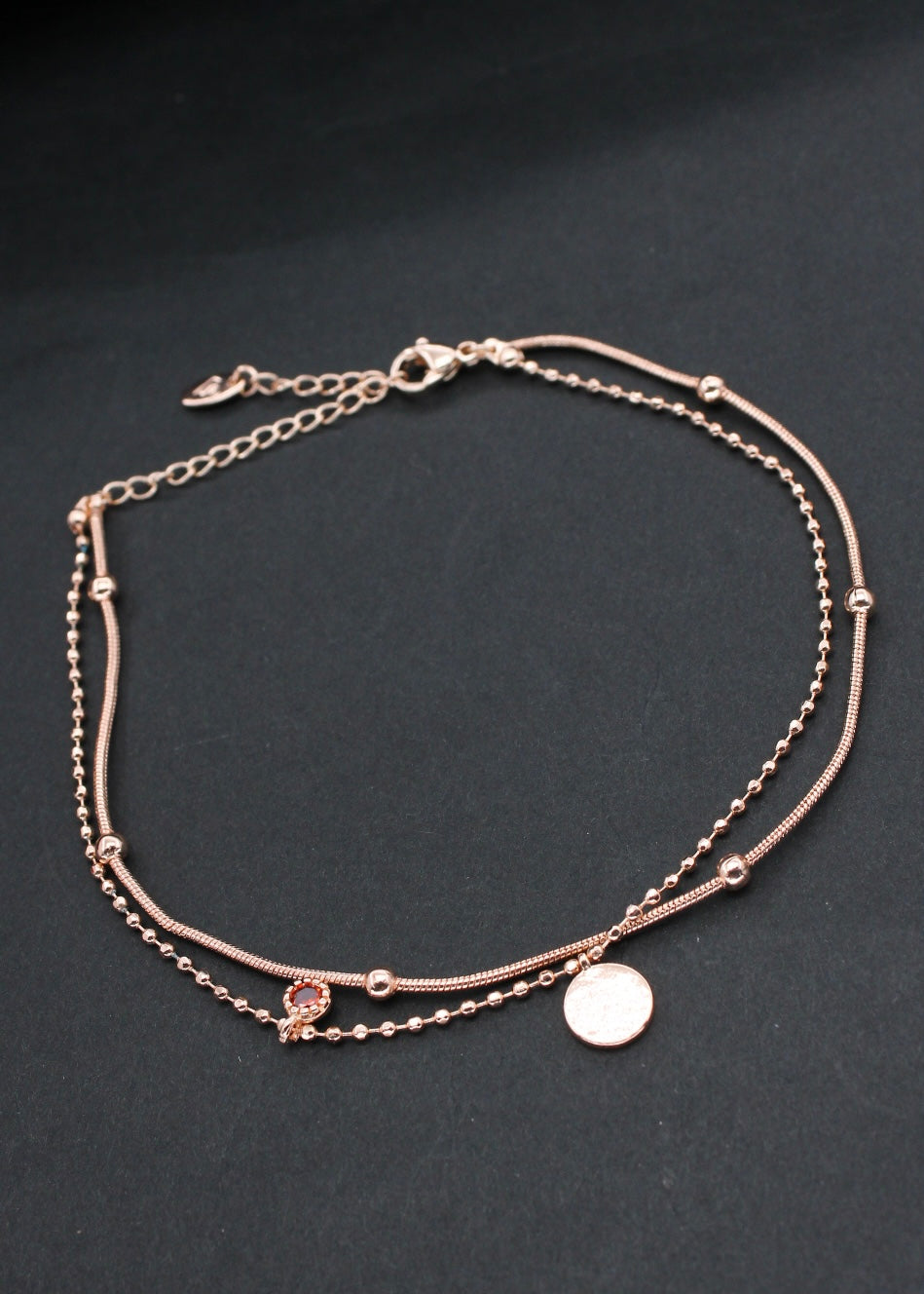 CHARMING DIA ANKLET