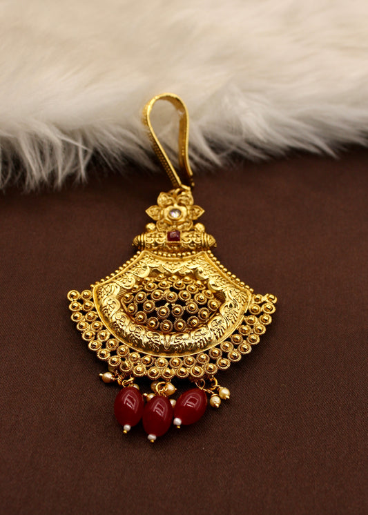 FLORAL GOLDEN BEADS CHALLA