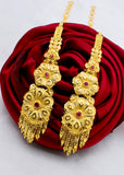 DELIGHTFUL GOLDEN KANCHAIN WITH EARRINGS