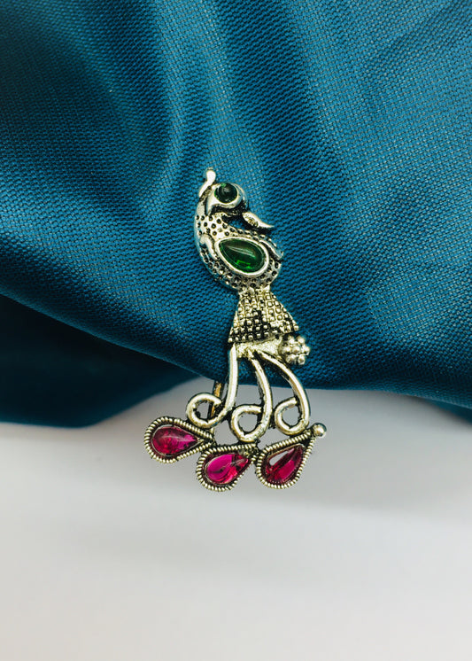 FASHIONABLE OXIDISED NATH