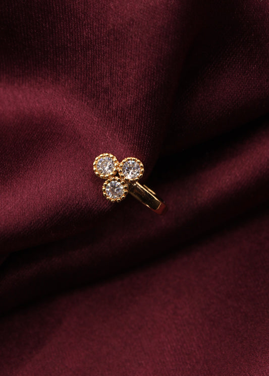 STONE DESIGN NOSE PIN