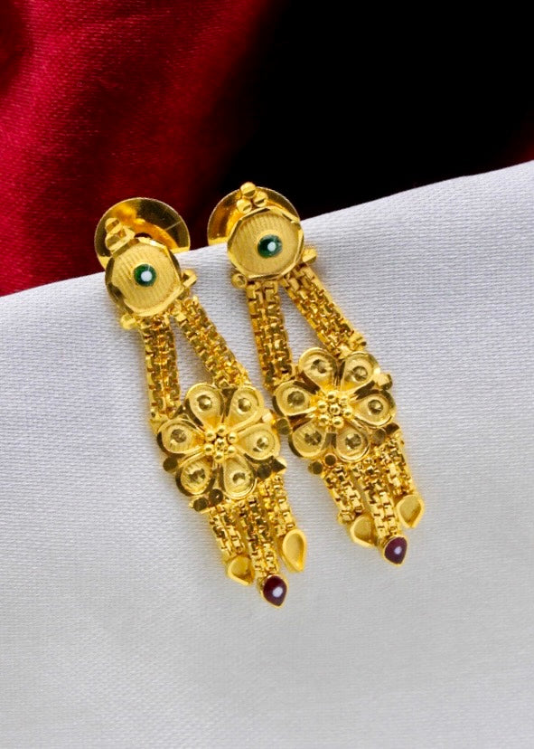 14K Yellow Gold Diamond Flower Stud Earring – Maurice's Jewelers